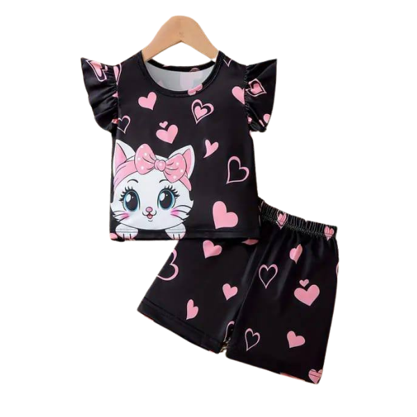 Baby & Kids 2pcs Printed T-shirt Set (3mths 6yrs)