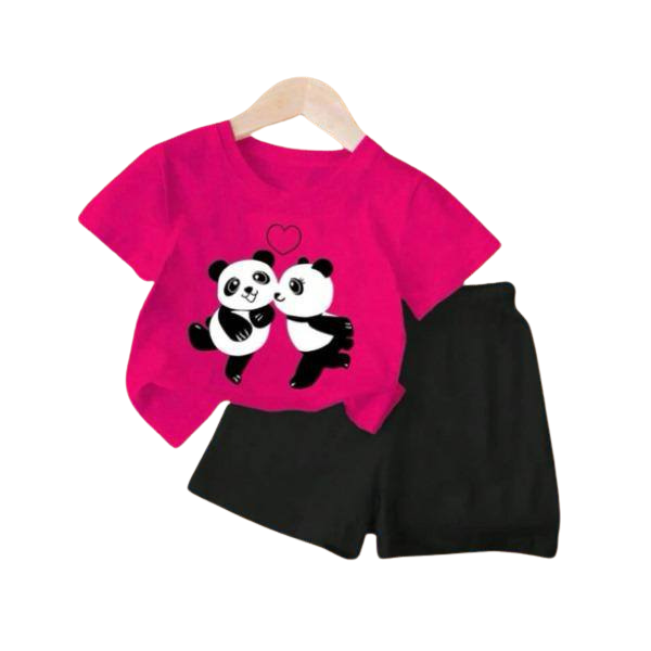 Baby & Kids 2pcs  Printed T-shirt Set (3mths-6yrs)