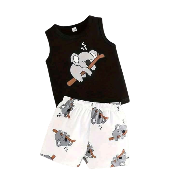 Baby & Kids 2pcs  Printed T-shirt Set (3mths-6yrs)