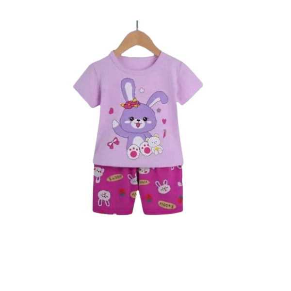 Baby & Kids 2pcs  Printed T-shirt Set (3mths-6yrs)