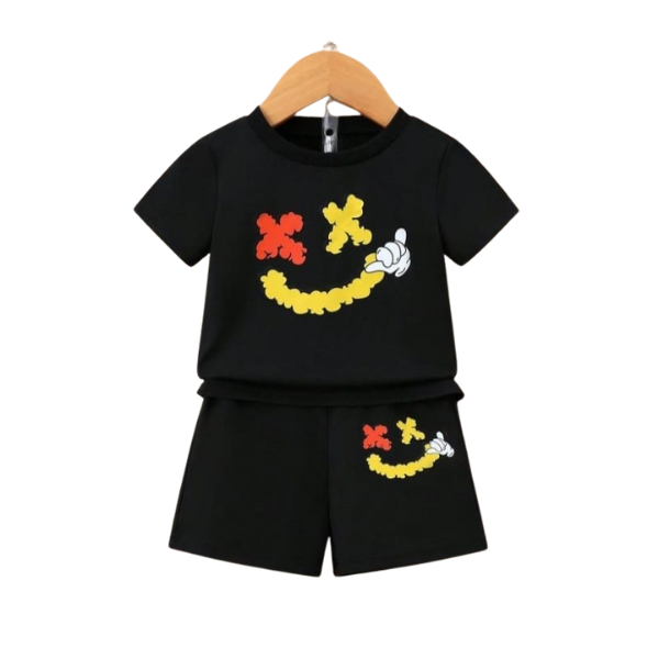 Baby & Kids 2pcs  Printed T-shirt Set (3mths-6yrs)