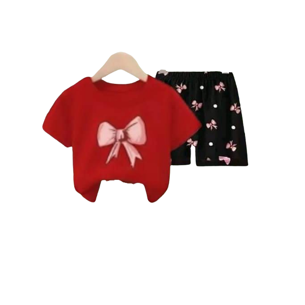 Baby & Kids 2pcs  Printed T-shirt Set (3mths-6yrs)