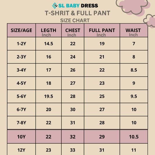 Girls Strawberry Love Printed Top & Flared Pants Set (2yrs-12yrs)