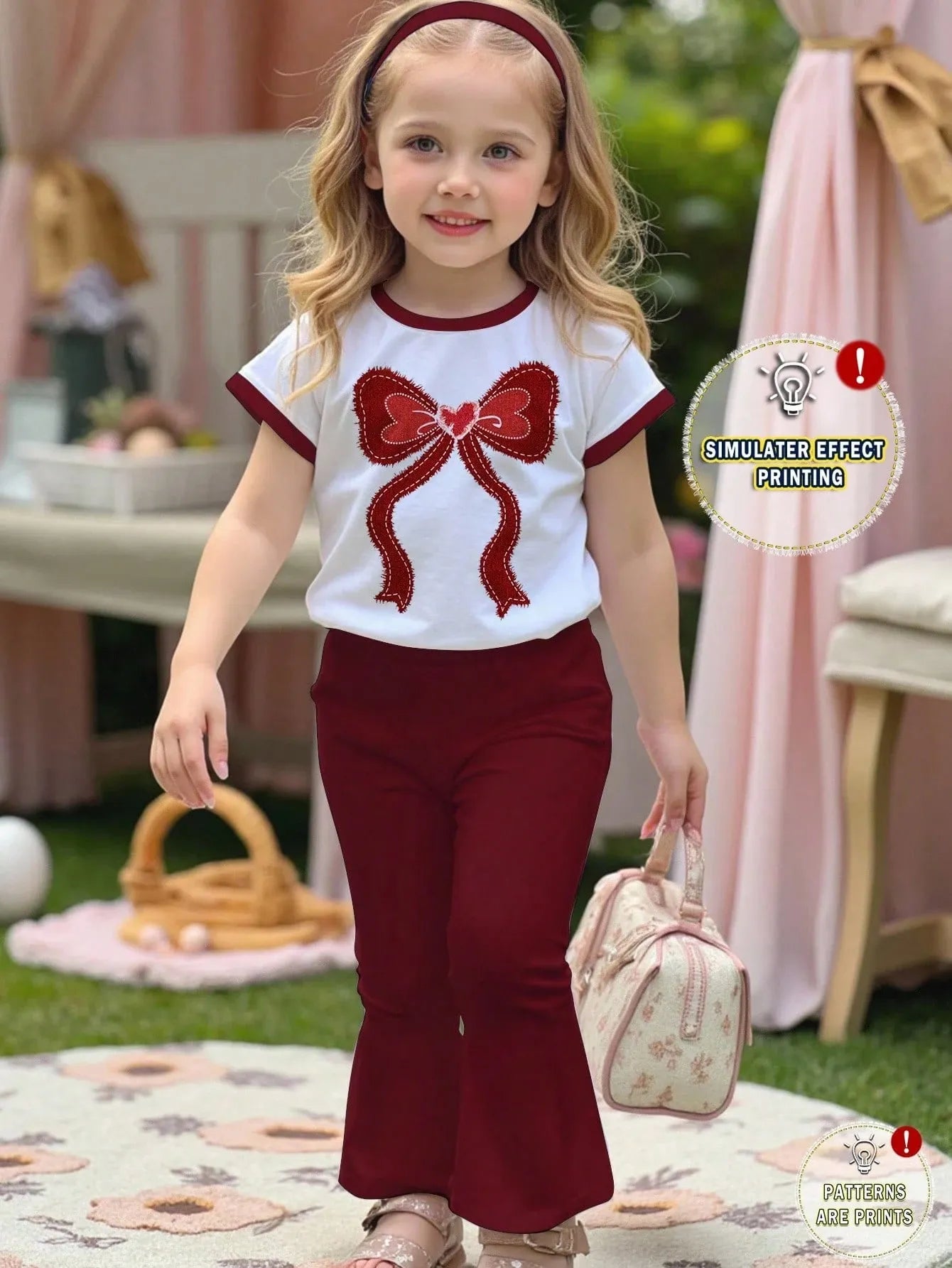 Baby & Kids 2pcs Printed T-shirt & Full Pant (1yrs-12yrs)