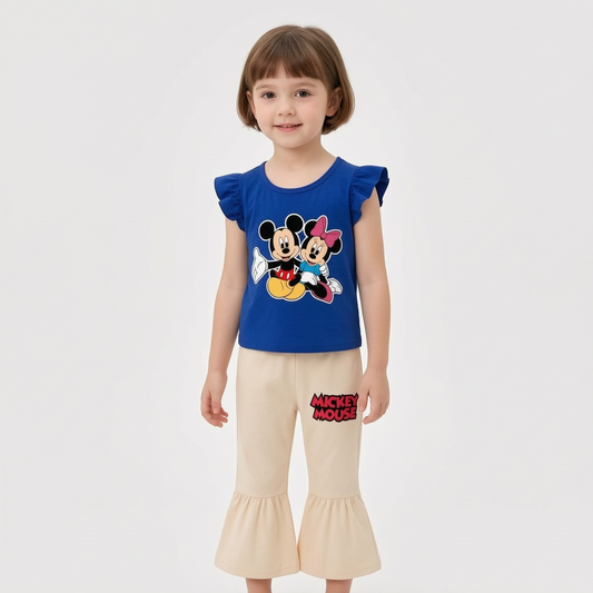 Baby & Kids 2pcs Printed T-shirt Set (1years-7yrs)-0200
