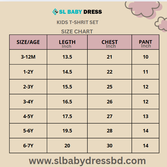 Baby & Kids 2pcs  Printed T-shirt Set (3mths-6yrs)