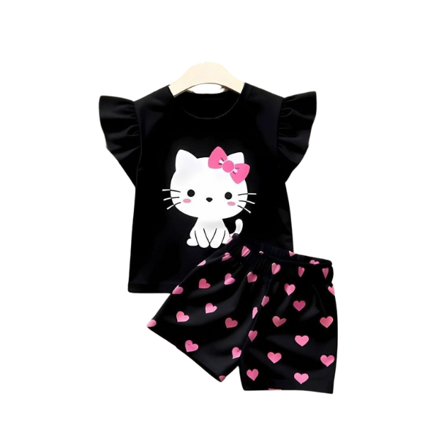 Baby & Kids 2pcs  Printed T-shirt Set (3mths-7yrs)