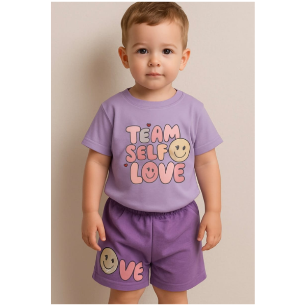 Baby & Kids 2pcs  Printed T-shirt Set (3mths-7yrs)