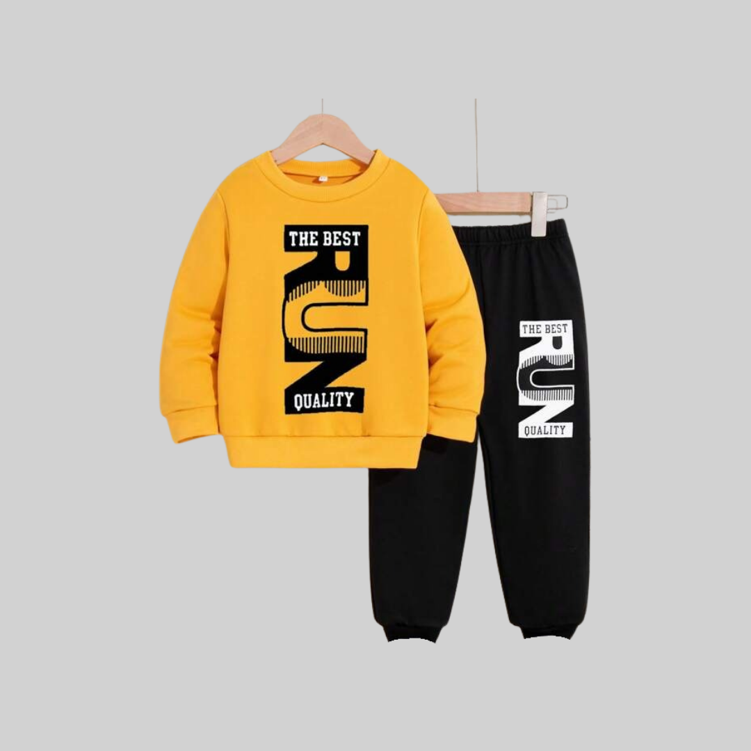 Kidoria Baby & Kids Winter Joggers & Sweatshirt Set (3M-8yrs)