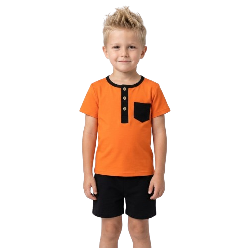 Baby & Kids 2pcs  Printed T-shirt Set (1years-7yrs)-0162
