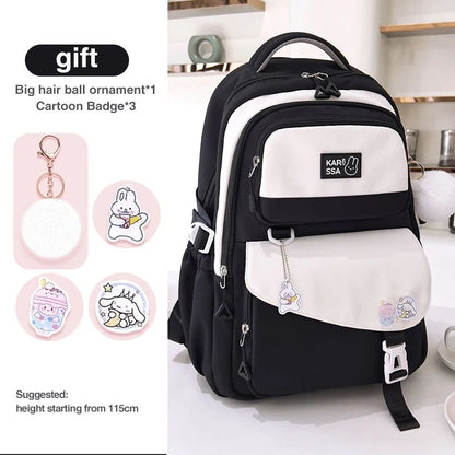 Kids Casual Premium School Backpack (Black)