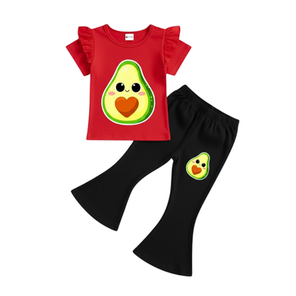 Baby & Kids 2pcs  Printed T-shirt Set (1years-7yrs)-0177