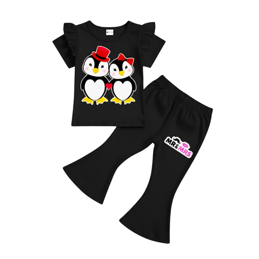Baby & Kids 2pcs  Printed T-shirt Set (1years-7yrs)-0179