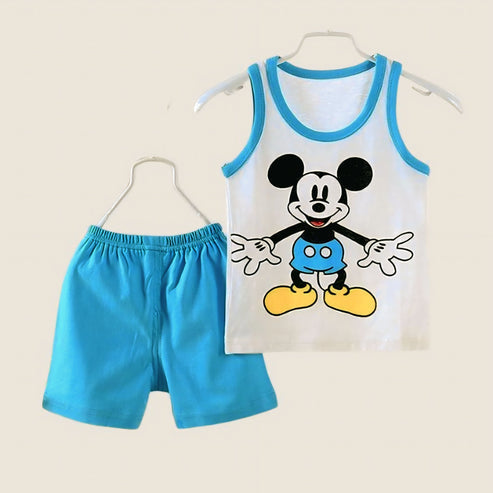 Baby & Kids 2pcs  Printed T-shirt Set (3mths-6yrs)-0159