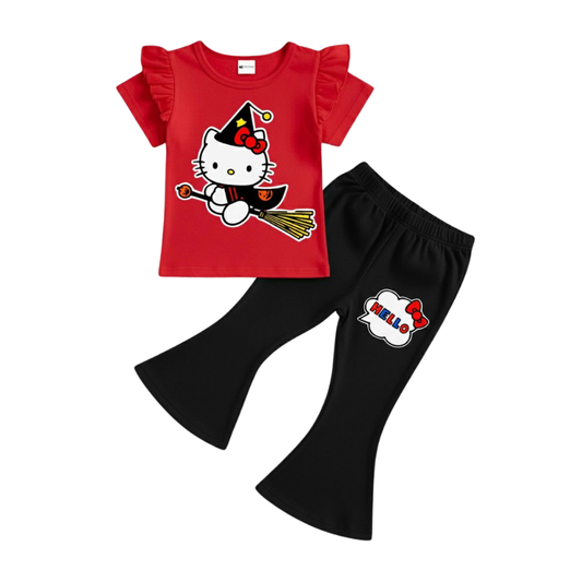 Baby & Kids 2pcs  Printed T-shirt Set (1years-7yrs)-0176