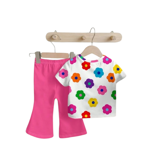 Baby & Kids 2pcs  Printed T-shirt  & Full Pant (1yrs-12yrs)