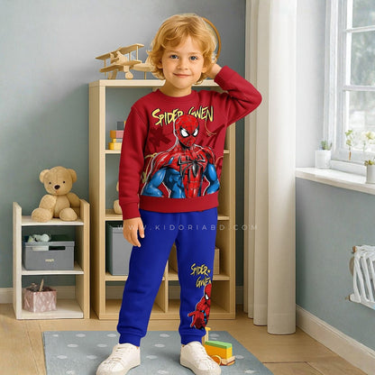 Kidoria Baby & Kids Winter Joggers & Sweatshirt Set (1Year-12Years)