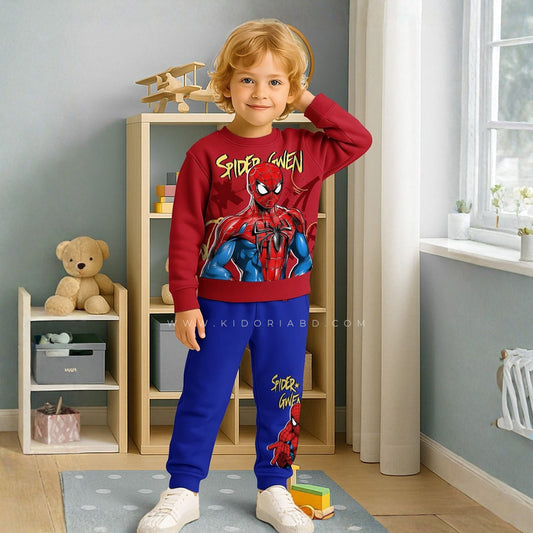 Kidoria Baby & Kids Winter Joggers & Sweatshirt Set (1Year-12Years)