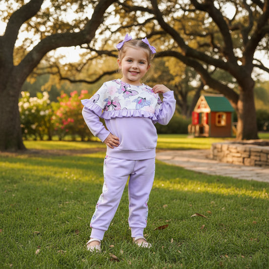 Kidoria Baby & Kids Winter Joggers & Sweatshirt Set (3M-8yrs)