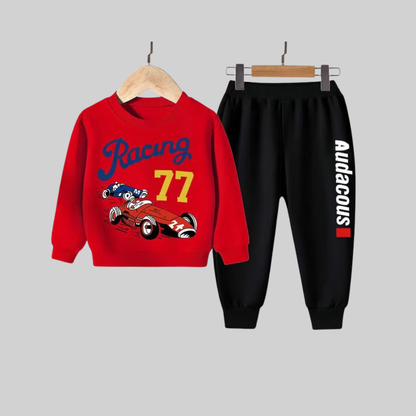 Kidoria Baby & Kids Winter Joggers & Sweatshirt Set (3M-8yrs)