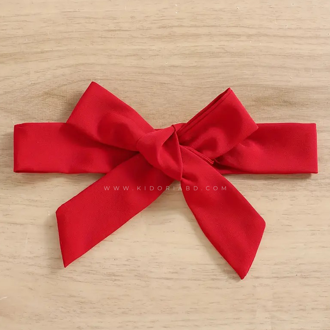 Kidoria Love Printed Cotton T-Shirt with Red Pants 2pcs Set For Baby Girl (6m-12yrs)