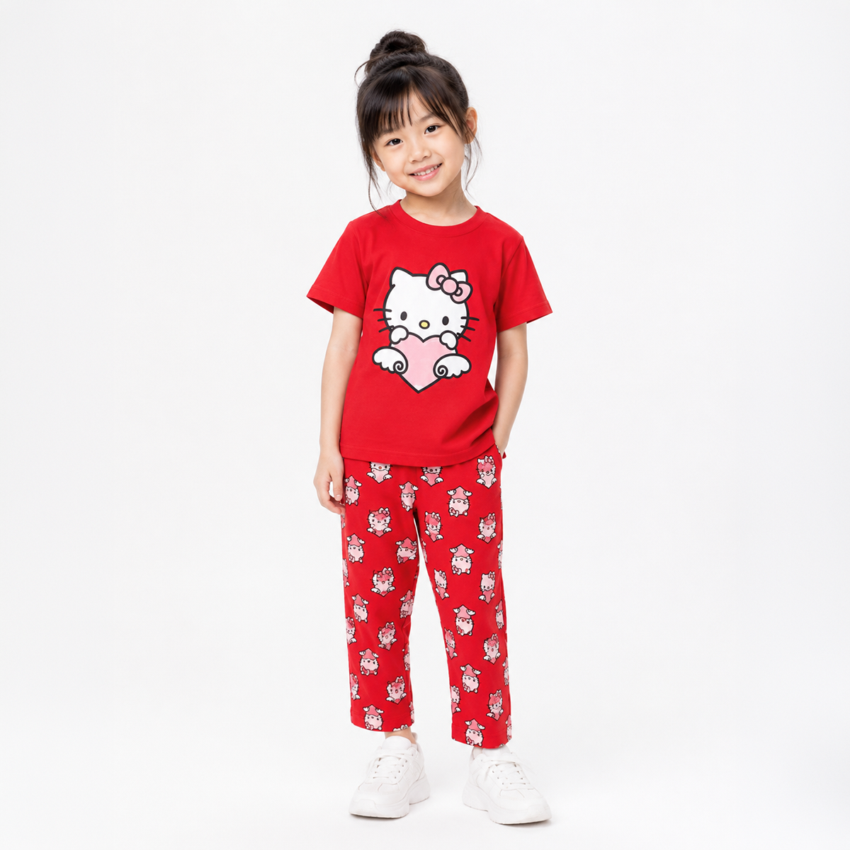 Baby & Kids 2pcs  Printed T-shirt  & Full Pant (3mths-12yrs)-0151