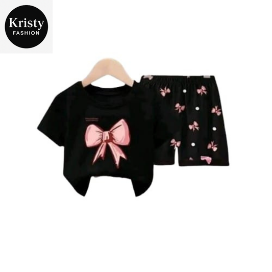 Baby & Kids 2pcs  Printed T-shirt Set (3mths-6yrs)-0066