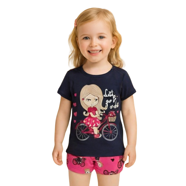 Baby & Kids 2pcs  Printed T-shirt Set (3mths-6yrs)