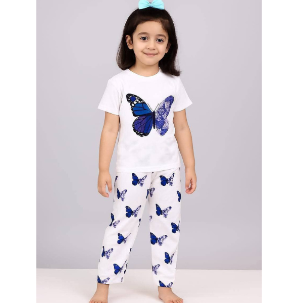 Baby & Kids 2pcs Printed T-shirt & Full Pant (3m-12yrs)