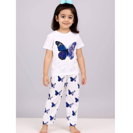 Baby & Kids 2pcs Printed T-shirt & Full Pant (3m-12yrs)