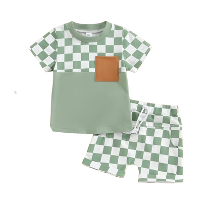 Baby & Kids 2pcs  Printed T-shirt Set (3mths-6yrs)