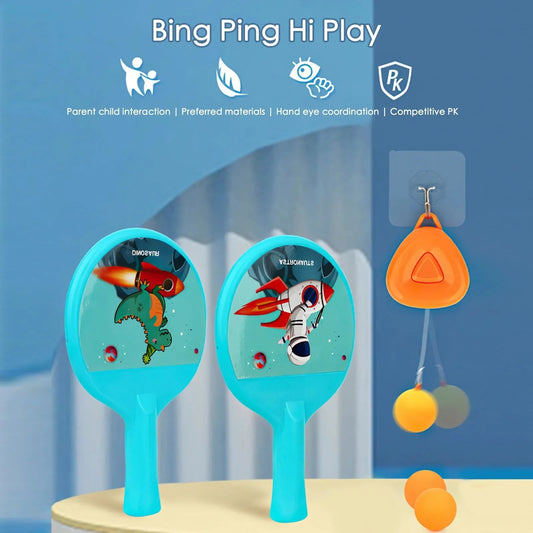 Kidoria Mini Cartoon Table Tennis Training Set Parent-Child Indoor Sport Toy