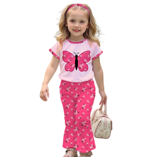 Baby & Kids 2pcs Printed T-shirt & Full Pant (2yrs-12yrs)