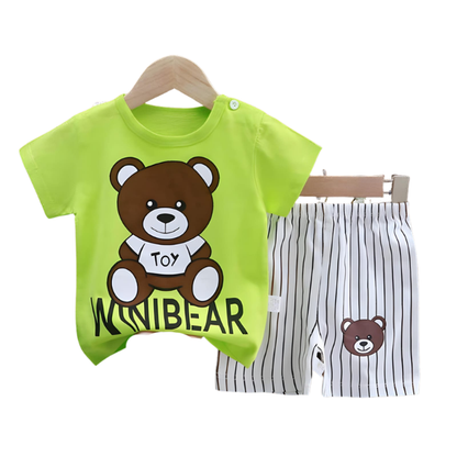 Baby & Kids 2pcs  Printed T-shirt Set (3mths-6yrs)