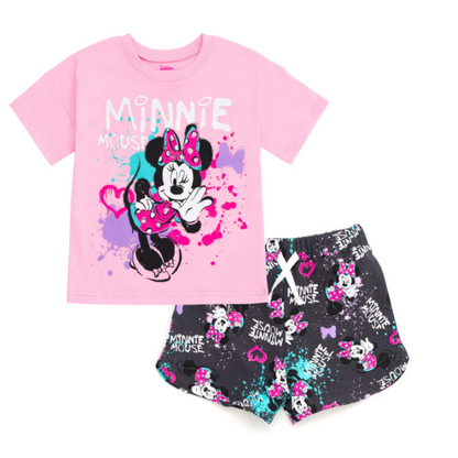 Baby & Kids 2pcs  Printed T-shirt Set (3mths-7yrs)