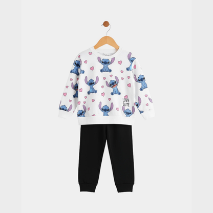 Kidoria Baby & Kids Winter Printed Joggers & Sweatshirt Set (3M-8yrs)