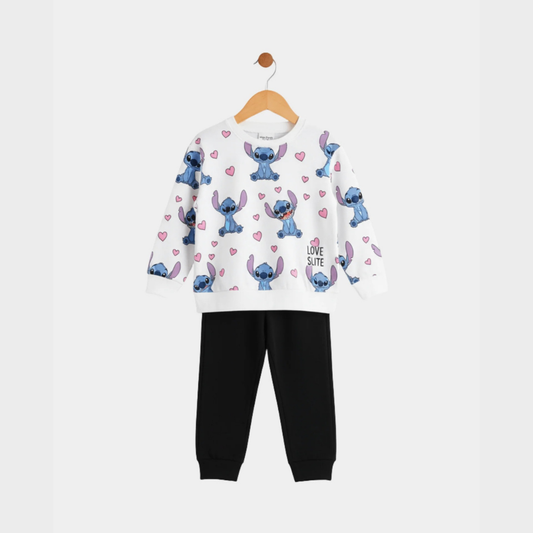 Kidoria Baby & Kids Winter Printed Joggers & Sweatshirt Set (3M-8yrs)