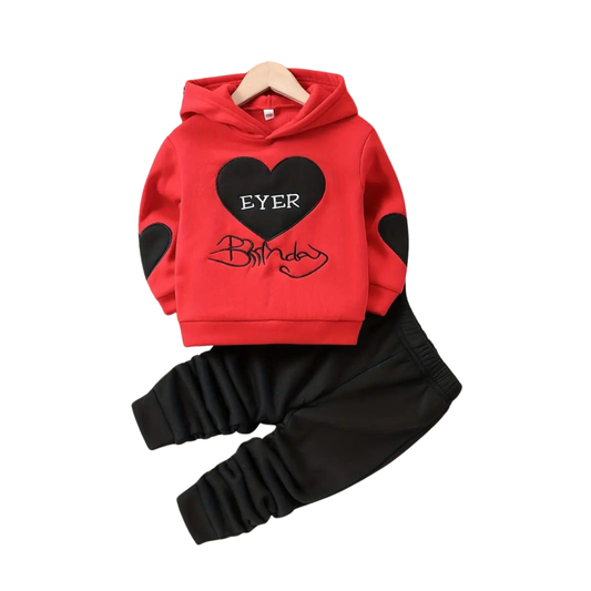 Kidoria Baby & Kids Winter Joggers & Sweatshirt Set (3M-8yrs)