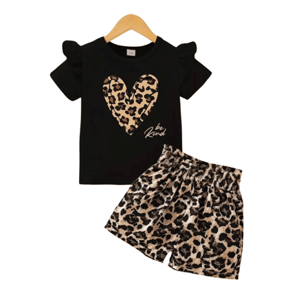 Baby & Kids 2pcs  Printed T-shirt Set (3mths-6yrs)-00143
