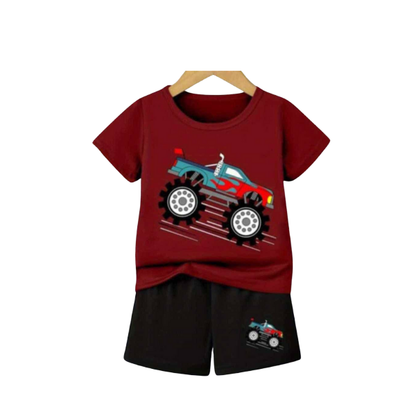 Baby & Kids 2pcs  Printed T-shirt Set (3mths-6yrs)