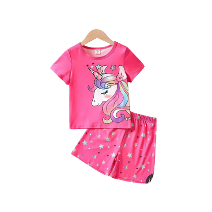 Baby & Kids 2pcs  Printed T-shirt Set (3mths-6yrs)-0064