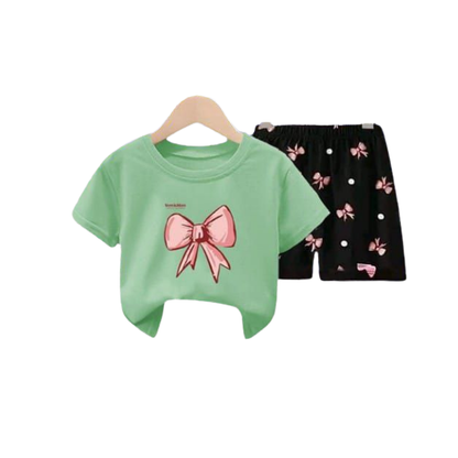 Baby & Kids 2pcs  Printed T-shirt Set (3mths-6yrs)