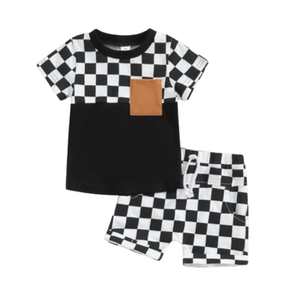 Baby & Kids 2pcs  Printed T-shirt Set (3mths-6yrs)-0001