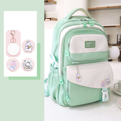 Kids Casual Premium School Backpack (Mint Green)