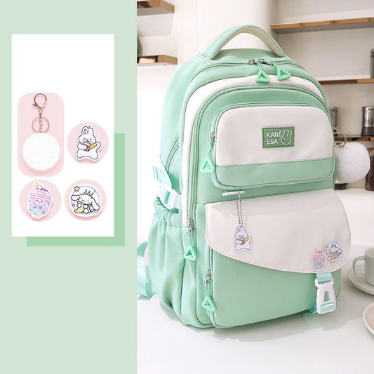Kids Casual Premium School Backpack (Mint Green)