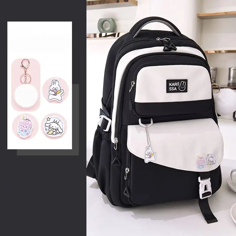 Kids Casual Premium School Backpack (Black)