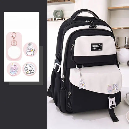 Kids Casual Premium School Backpack (Black)