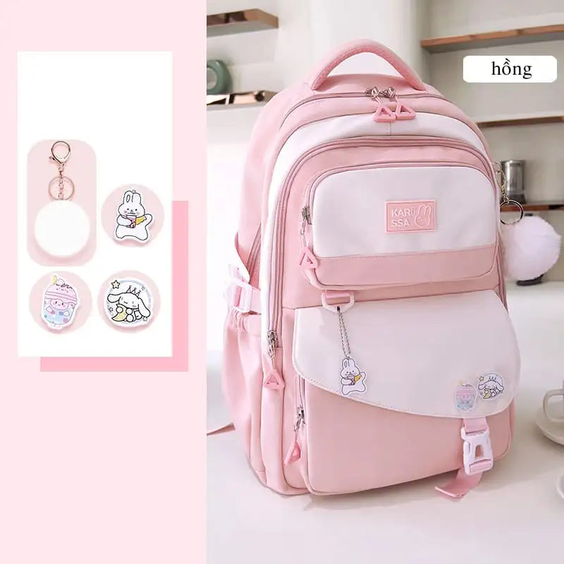 Kids Casual Premium School Backpack (Pink)