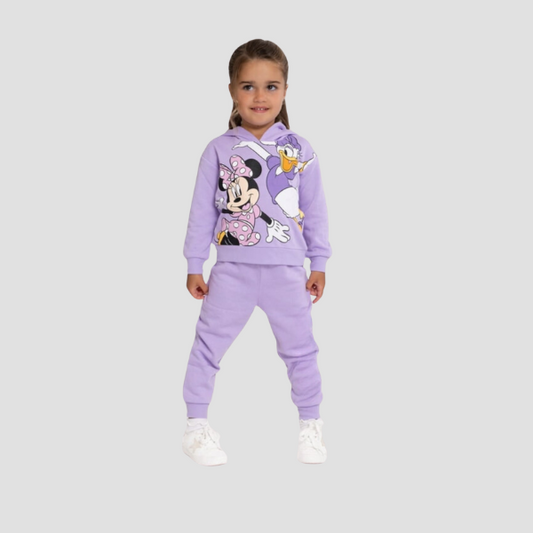 Baby & Kids Winter Printed Joggers & Hoddie Set (1yrs-6yrs)