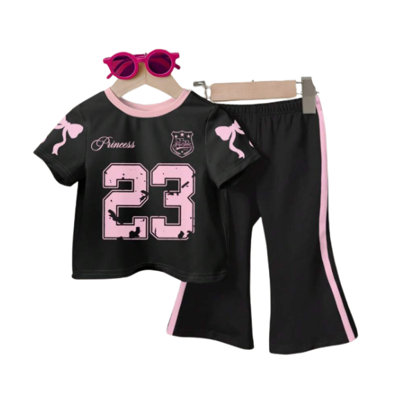 Baby & Kids 2pcs Printed T-shirt & Full Pant (1yrs-12yrs)